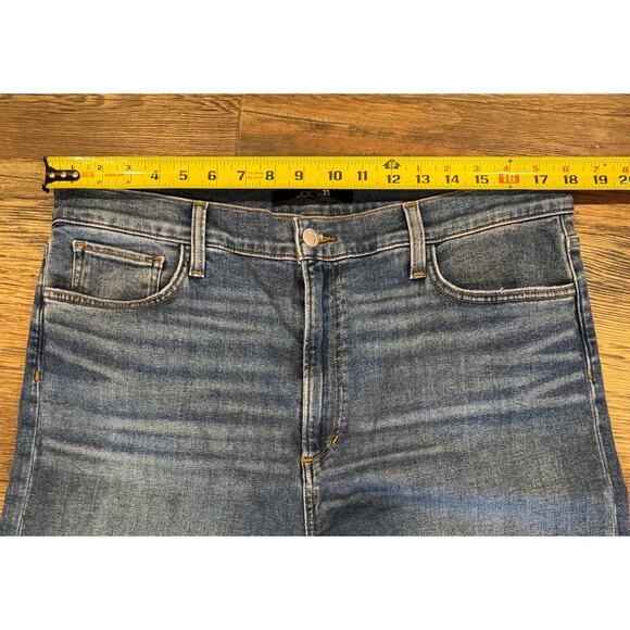 Joe's Jeans the Blake High-Rise Wide Leg Non-Distressed Crop, 34, Blue - Picture 6 of 6